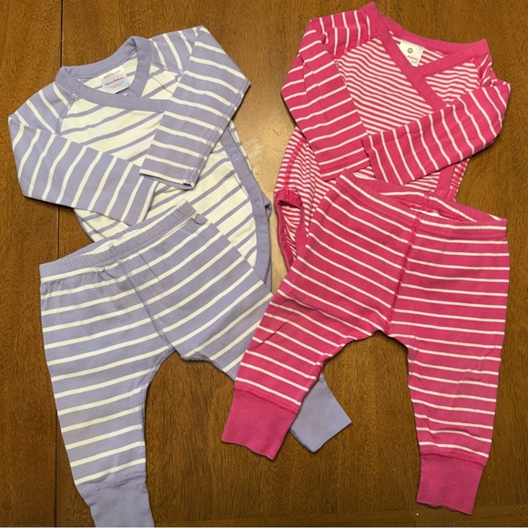 Hanna Andersson Other - Hanna Andersson Organic Cotton Wiggle Set Bundle - Purple & Pink